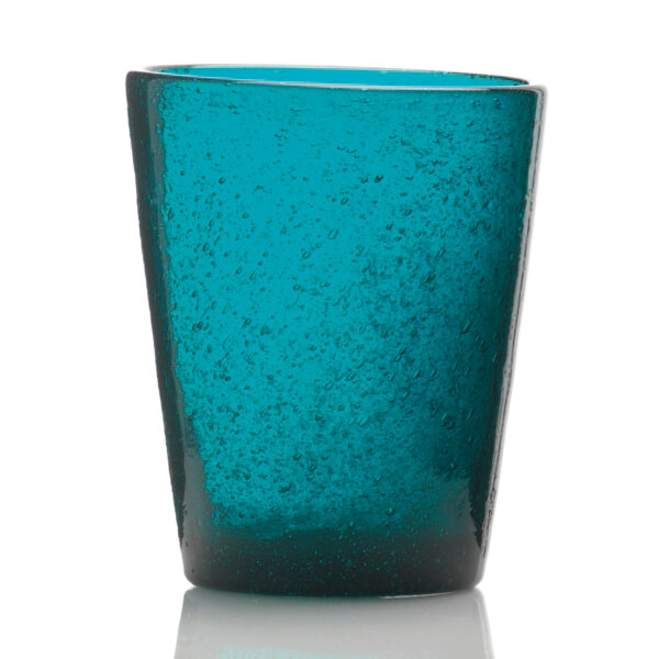 Bicchiere acqua vetro petrol Memento - immagine 2