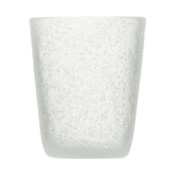 Bicchiere acqua vetro bianco Memento