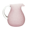 Brocca vetro Pitcher rosa