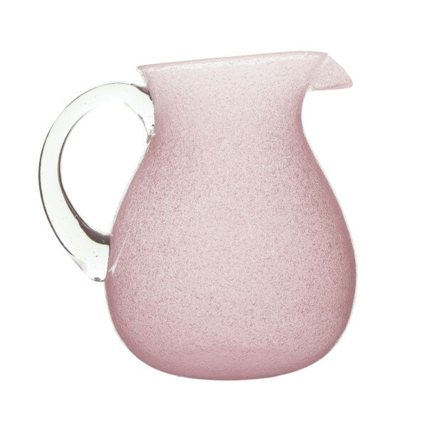 Brocca vetro Pitcher rosa