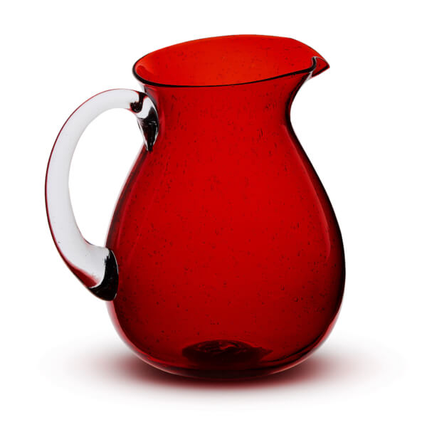 Brocca vetro Pitcher rossa - immagine 2