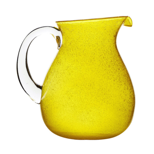 Brocca vetro Pitcher gialla