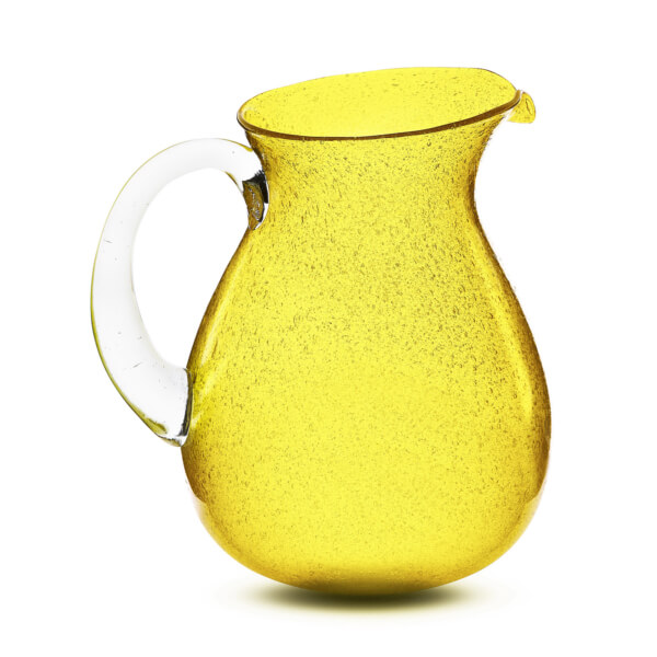 Brocca vetro Pitcher gialla - immagine 2
