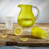 Brocca vetro Pitcher gialla - immagine 4