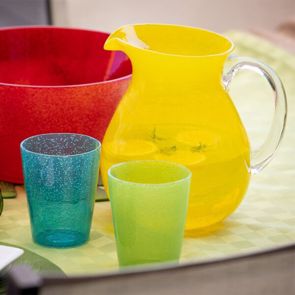Brocca vetro Pitcher gialla - immagine 5