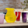 Brocca vetro Pitcher gialla - immagine 6
