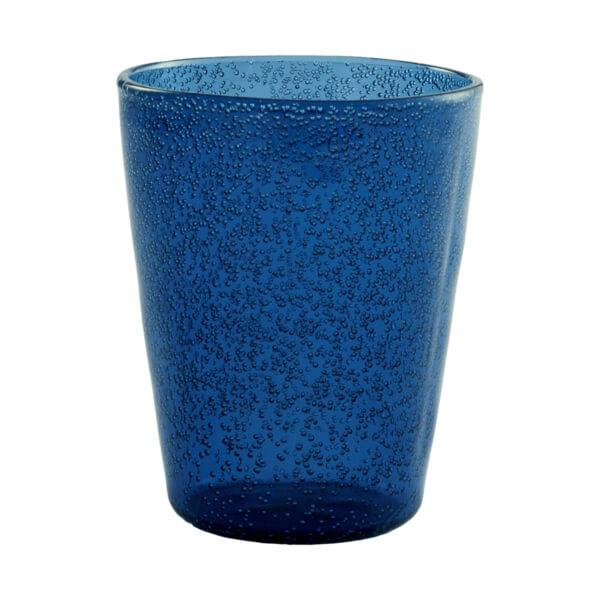 Bicchiere resina Memento Deep Bleu