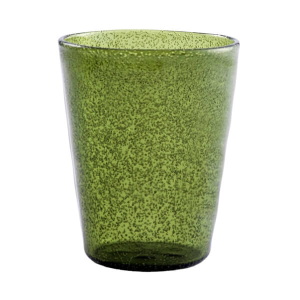 Bicchiere resina Memento Olive