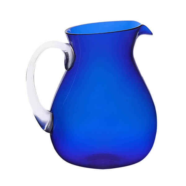 Brocca Pitcher Blue Vertigo in resina Memento