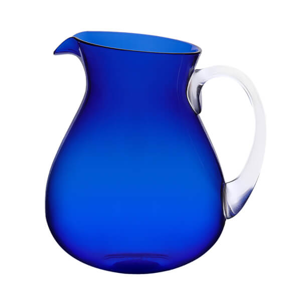 Brocca Pitcher Blue Vertigo in resina Memento - immagine 2