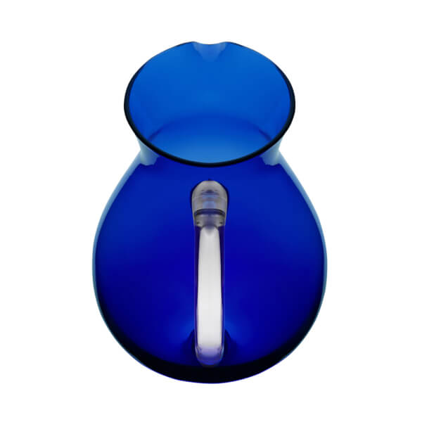 Brocca Pitcher Blue Vertigo in resina Memento - immagine 3