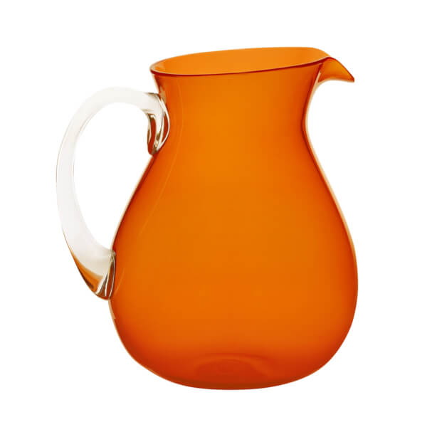 Brocca Pitcher Arancione in resina Memento