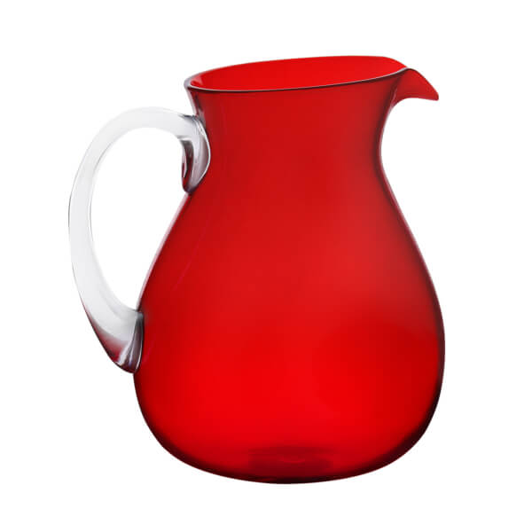 Brocca Pitcher Rossa in resina Memento