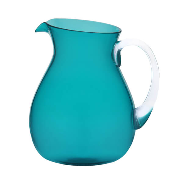 Brocca Pitcher Turchese in resina Memento - immagine 2