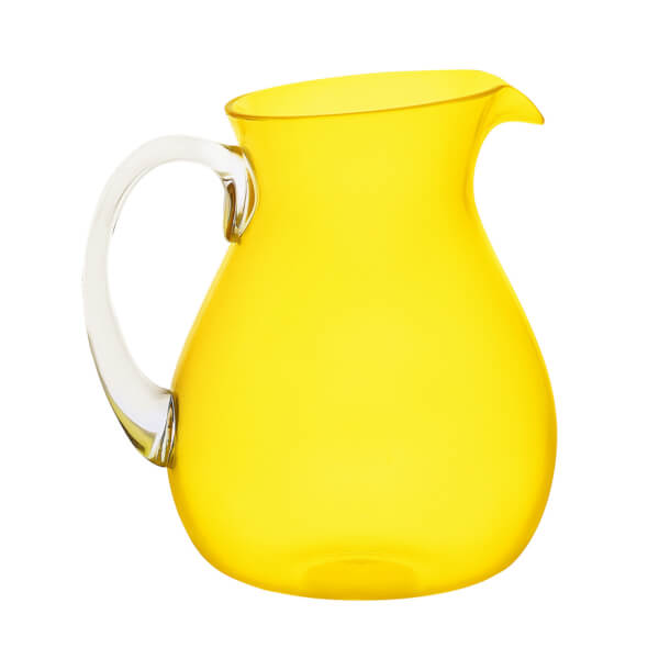 Brocca Pitcher Gialla in resina Memento