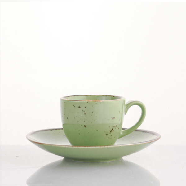 Tazza caffè con piatto Cottage Green