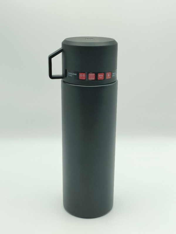 Bottiglia termica lt. 1 nero Thermos inox - immagine 3