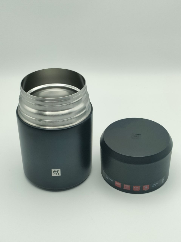 Portavivande termico nero 700 cc Thermos - immagine 2