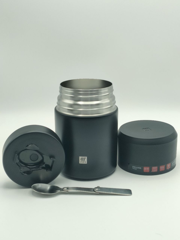 Portavivande termico nero 700 cc Thermos - immagine 3