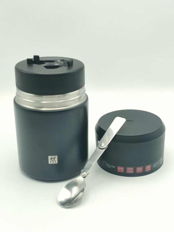 Portavivande termico nero 700 cc Thermos - immagine 5