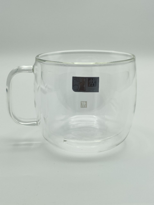 Tazza capuccino Sorrento in vetro doppia camera cc 450 - immagine 2