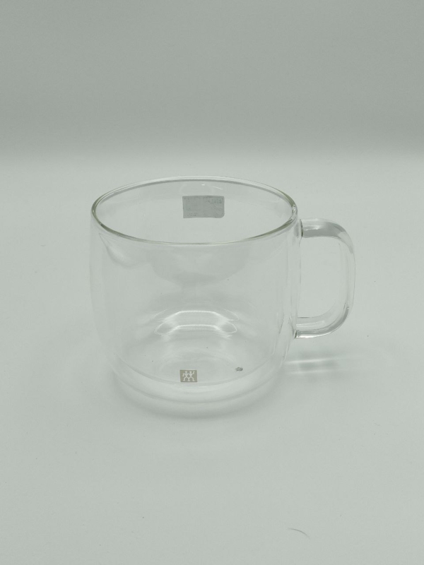 Tazza capuccino Sorrento in vetro doppia camera cc 450