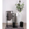 Porta asciugamani nero - immagine 2