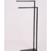 Porta asciugamani 2 braccia nero - immagine 4