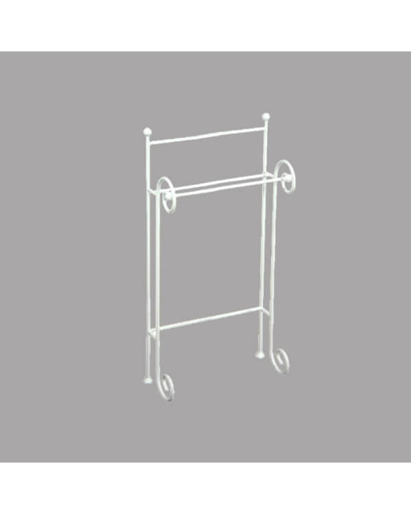 Porta asciugamani Riccio bianco