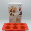 Stampo muffin in silicone 6 posti