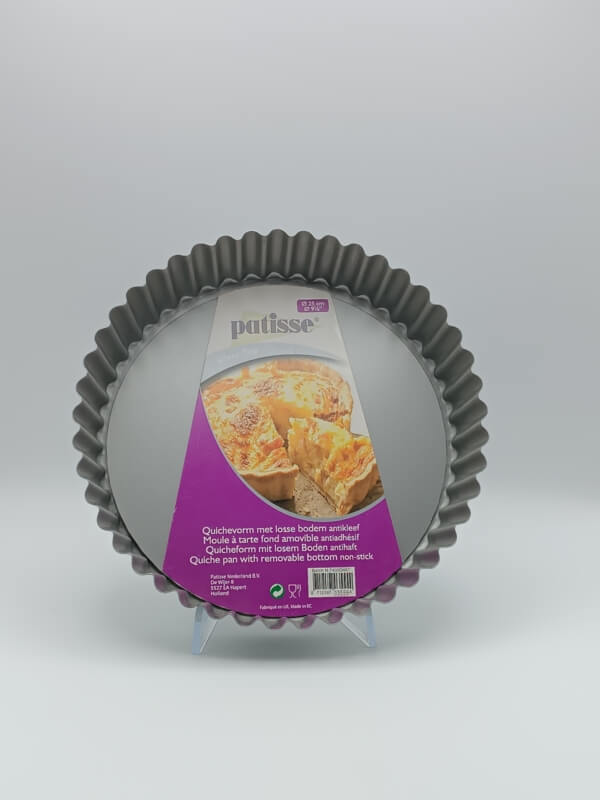 Stampo quiche alto fondo mobile cm 25