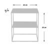 Comodino FE 362 bianco - immagine 2